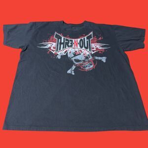 Nebraska Huskers Three and Out Shirt Mens Large Black T Shirt College Football